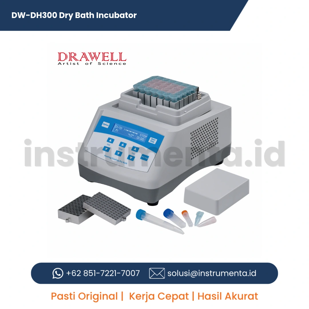 Jual DW-DH300 Dry Bath Incubator Distributor Resmi Alat Heating Block Laboratorium Ready Stock